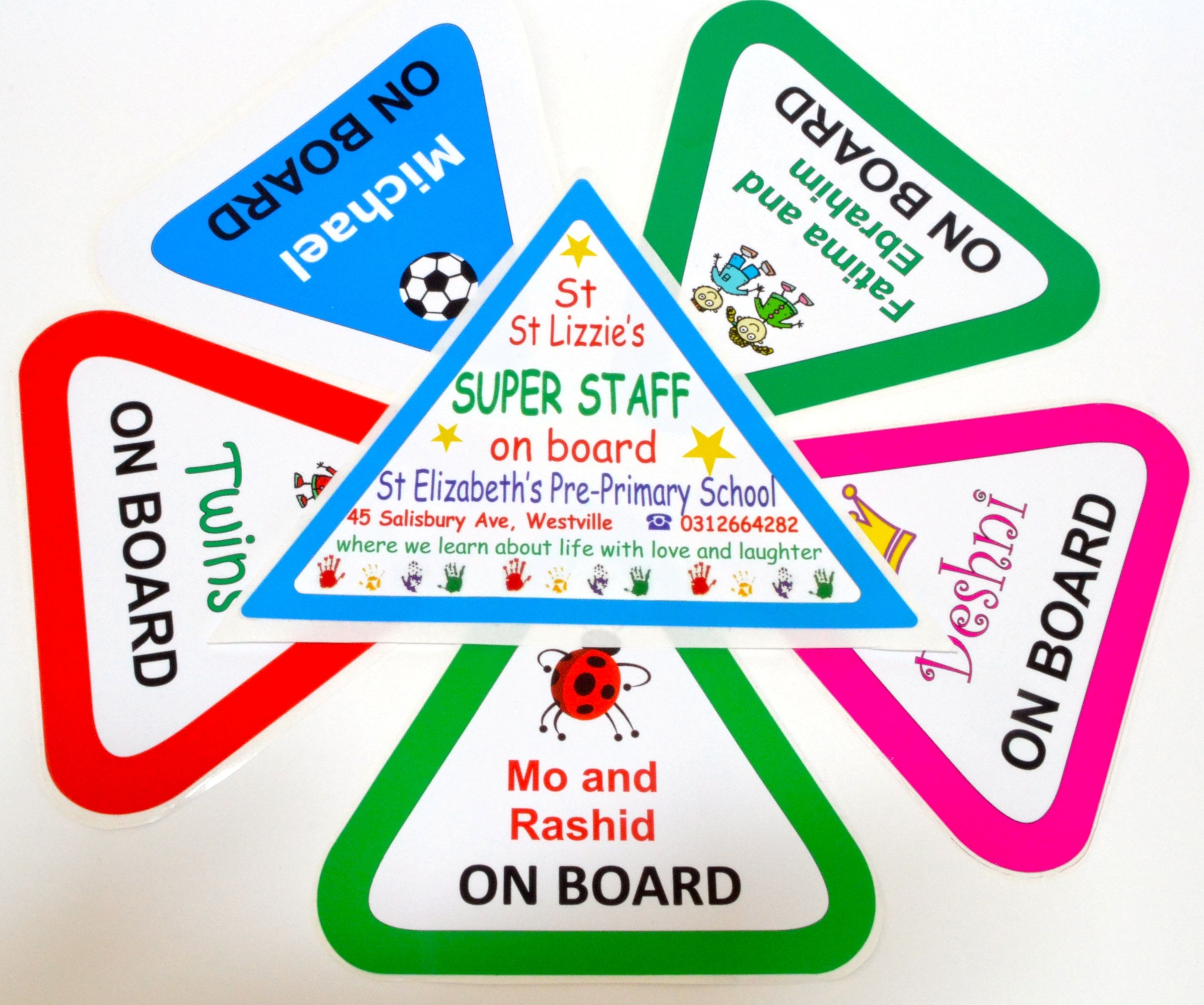 “Kids On Board” Stickers